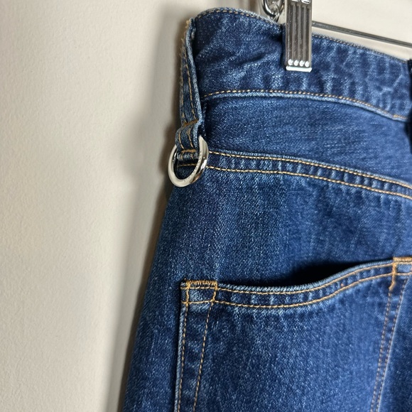 Simon Miller 70s style rainbow stitched high waist flare jeans size 28 - Picture 4 of 6